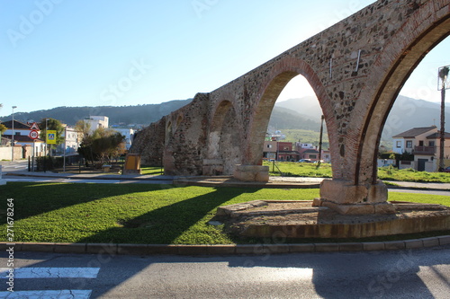 Obraz w ramie bridge over the river