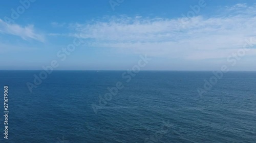 Ocean below meets the blue above