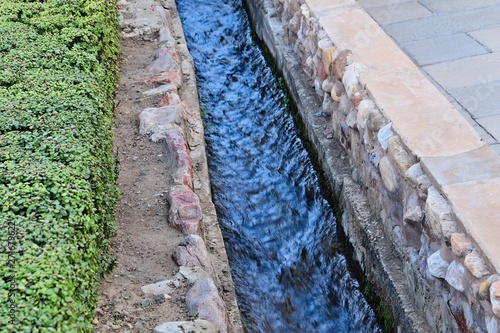 The lei water system channels water from the Swartberg mountains to the town of Prince Albert in South Africa.