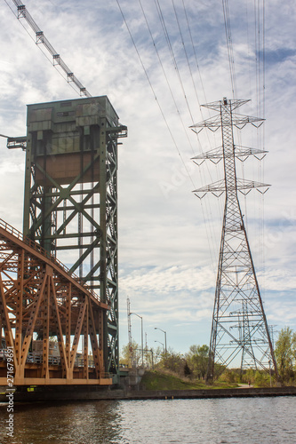 Lift Bridge and Electircal Tower photo