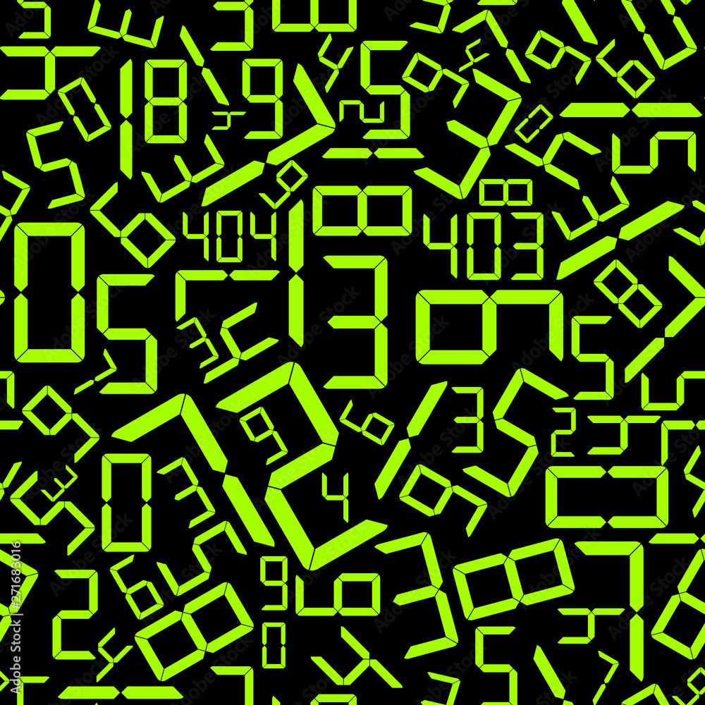 Background seamless pattern, numbers scattered chaotic Background seamless pattern, numbers scattered chaotic