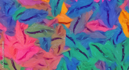 Colorful smooth paint strokes abstract background. Fashion beauty pattern for...