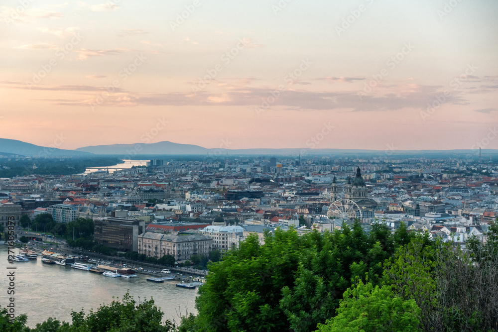 a nice view of budapest hungary