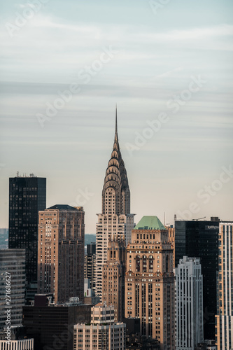 Quadro su tela View from top on the Chrysler Building