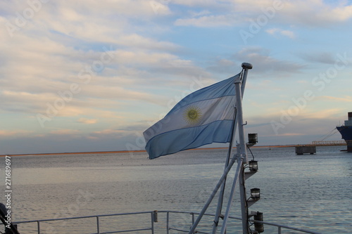 flag in the ship