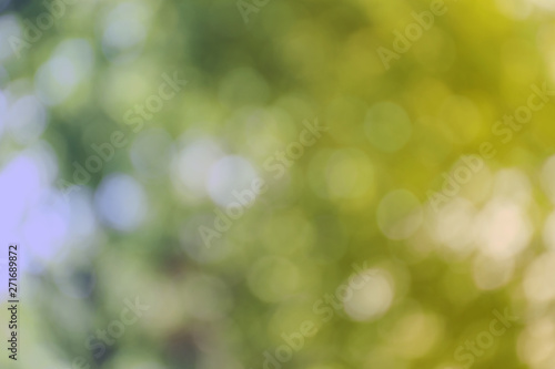 Blurred view of abstract green background. Bokeh effect