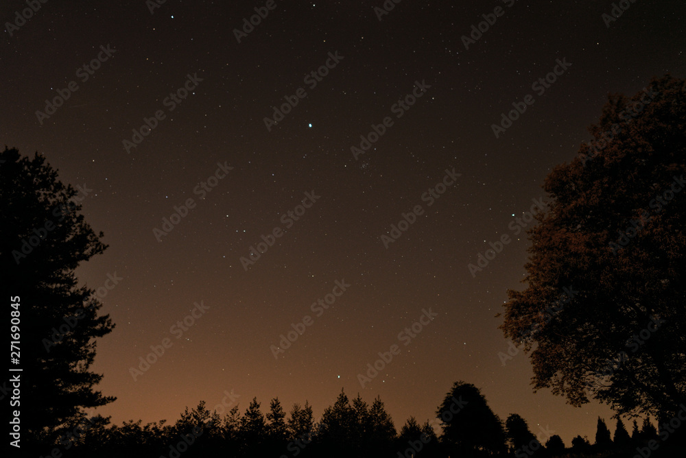 Night sky from Skyline Drive, Shenandoah National park, Virginia