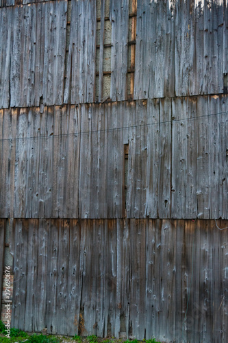 Old wooden wall 