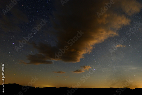 Night sky from Skyline Drive, Shenandoah National park, Virginia