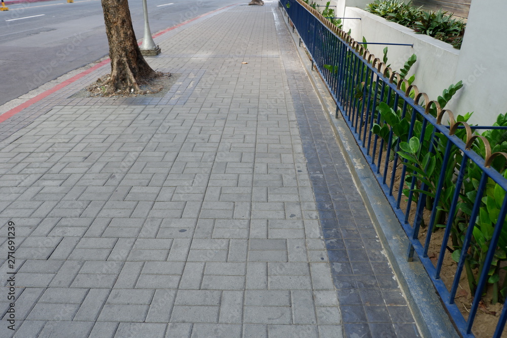walkway in the streets
