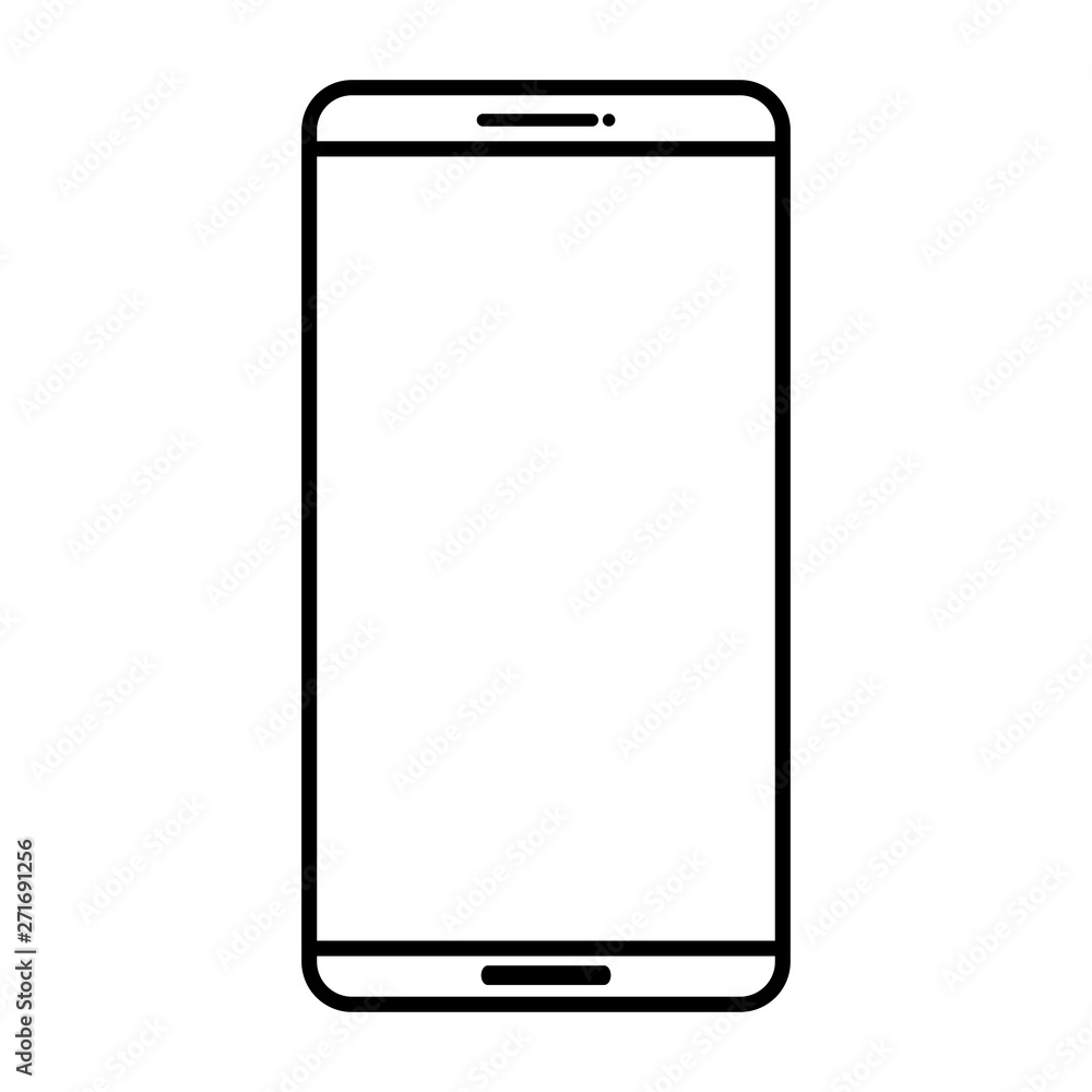 smartphone technology device isolated icon smartphone technology device isolated icon