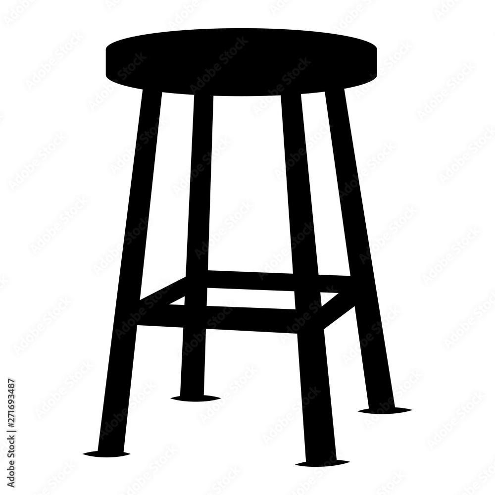 Stool Chair Seating Furniture Illustration Stool Chair Seating Furniture Illustration