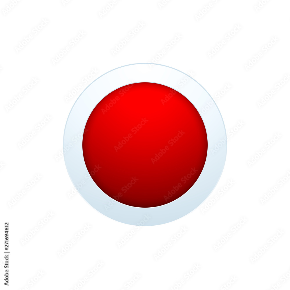Abstract White Circle. Isolated Vector Illustration Abstract White Circle. Isolated Vector Illustration