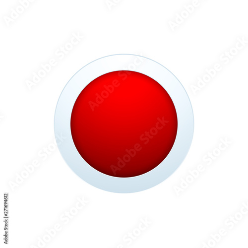Free Download Abstract White Circle. Isolated Vector Illustration - GFXLoad
