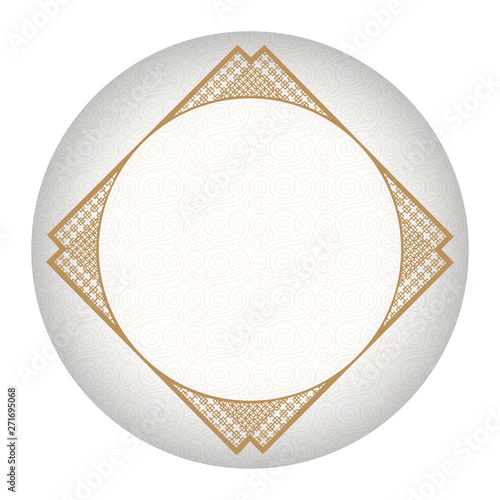 The Chinese White Jade Decorative Background Template