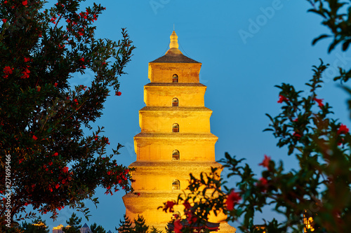 Quadro su tela Xian Da-yan pagoda of China.