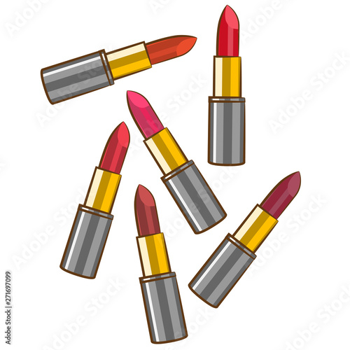 lipstick vector graphic design