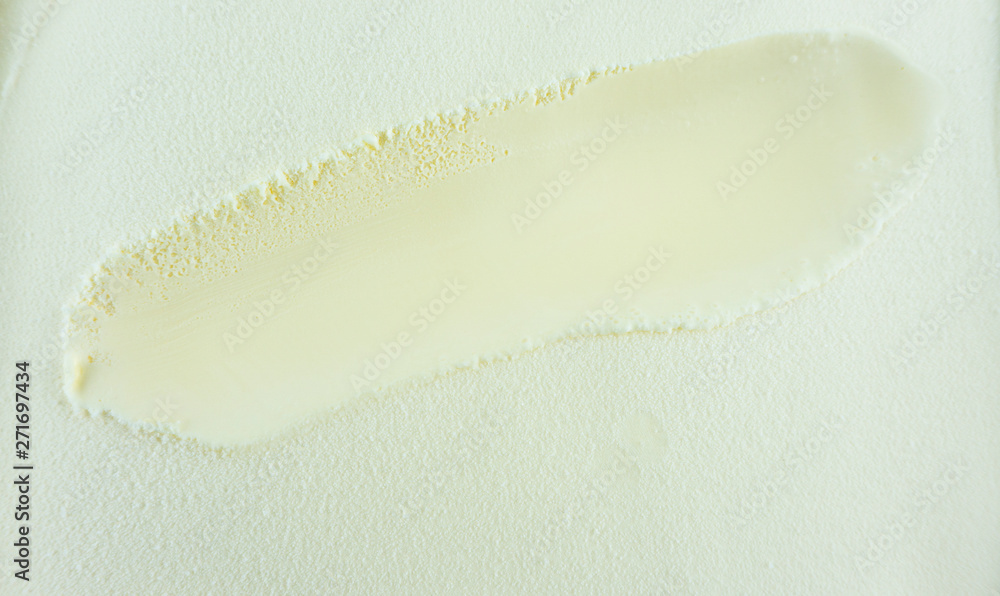 Fototapeta premium closeup ice cream vanilla, Food concept, Blank for design.