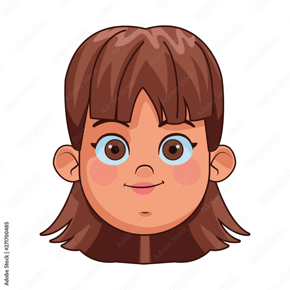 girl face avatar profile picture