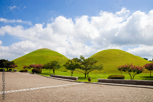 Daereungwon Ancient Tombs is an ancient tomb from the Silla Dynasty.