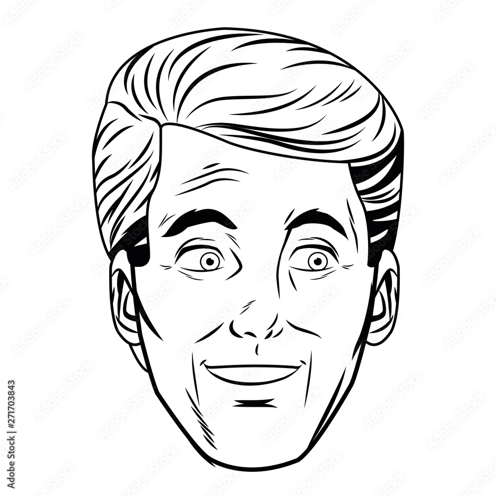 man face avatar profile picture black and white man face avatar profile picture black and white