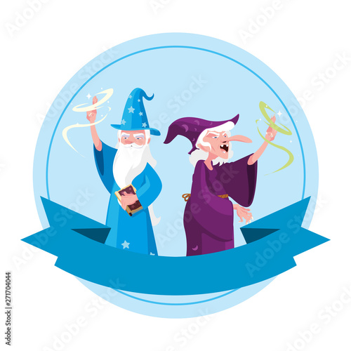 witch and wizard of tales characters