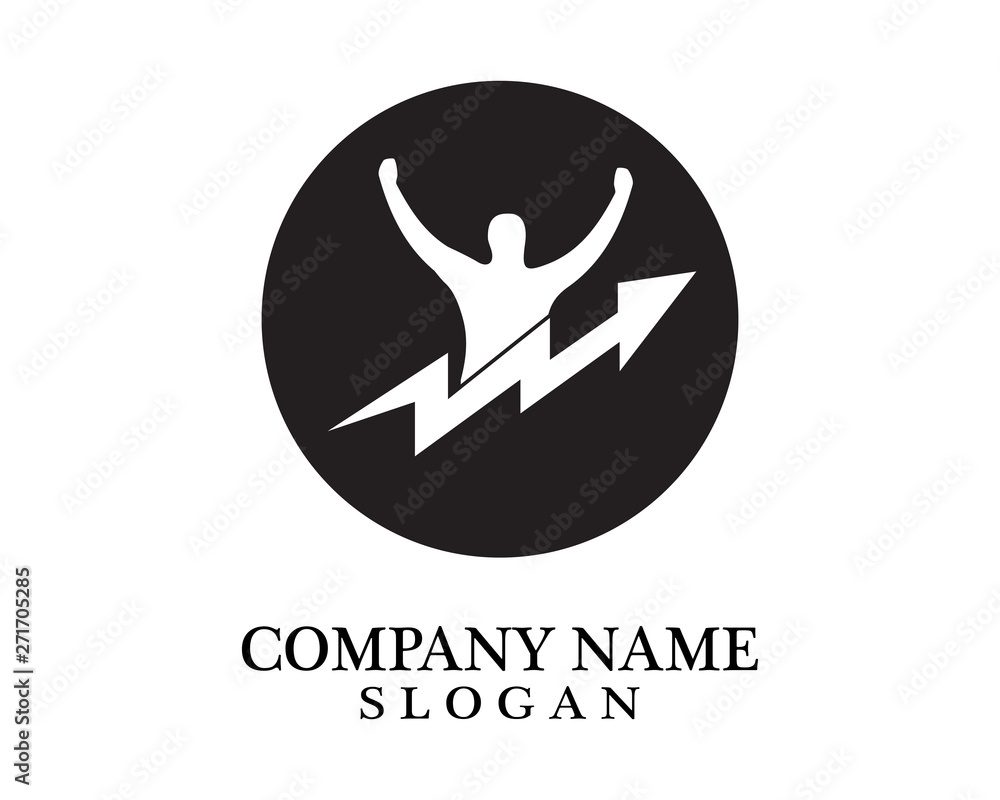 Success People Logo Template Design Vector Success People Logo Template Design Vector