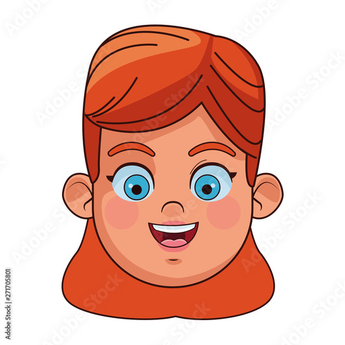 Wallpaper Mural girl face avatar profile picture Torontodigital.ca