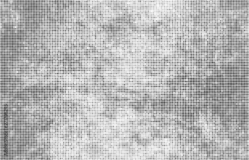 Halftone texture abstract wave of dots