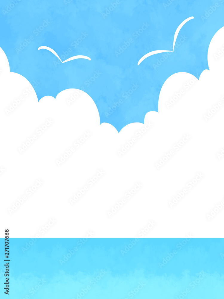 空と海の背景素材 縦01 Stock Illustration Adobe Stock 空と海の背景素材 縦01 Stock Illustration Adobe Stock