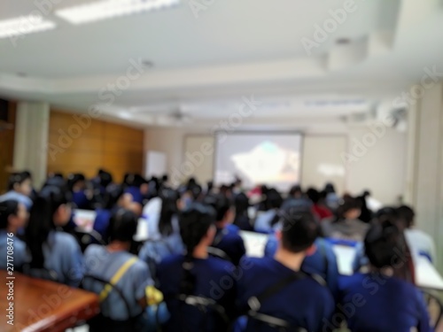 Wallpaper Mural crowd of people in conference hall Torontodigital.ca