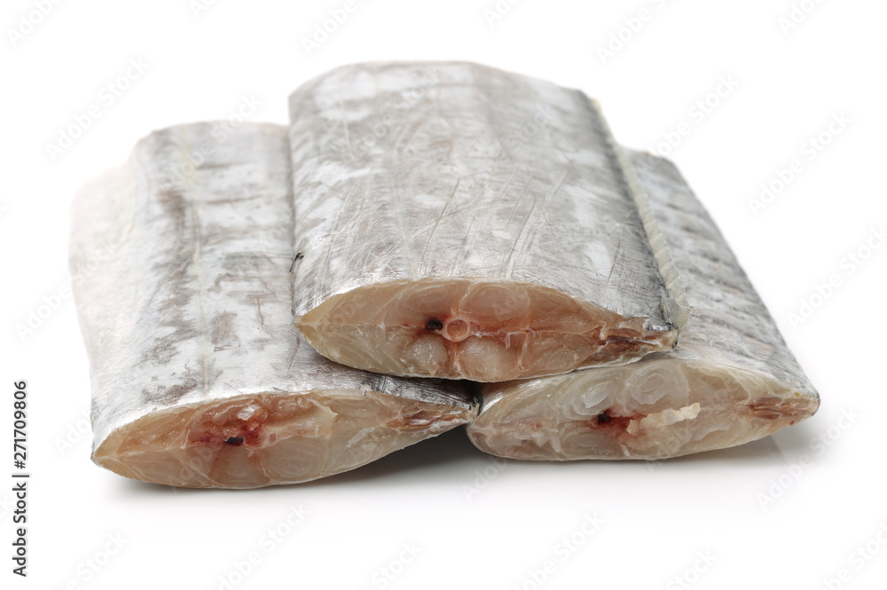 asian ribbon fish on white background asian ribbon fish on white background