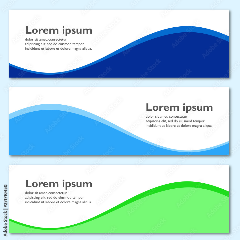 Obraz premium デザインテンプレート 曲線