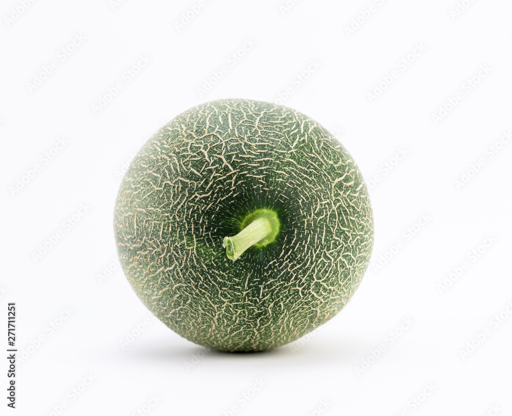 Cantaloupe melon on white background Cantaloupe melon on white background
