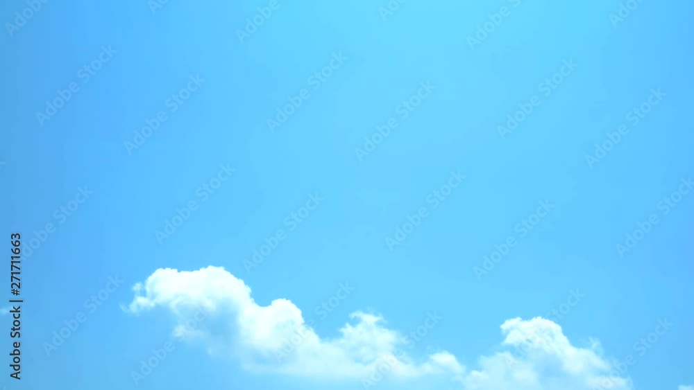 clear blue sky white cloud slow moving1 clear blue sky white cloud slow moving1