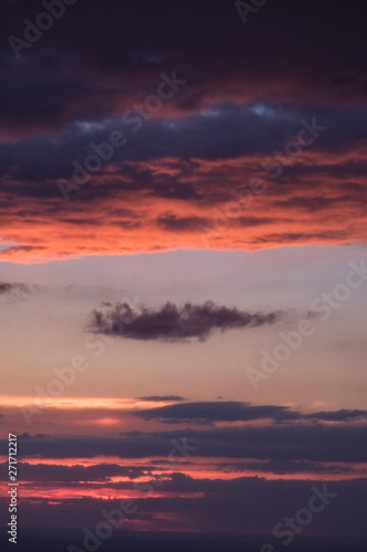 Beautiful clouds at sunset © Khamitsevich Andrey