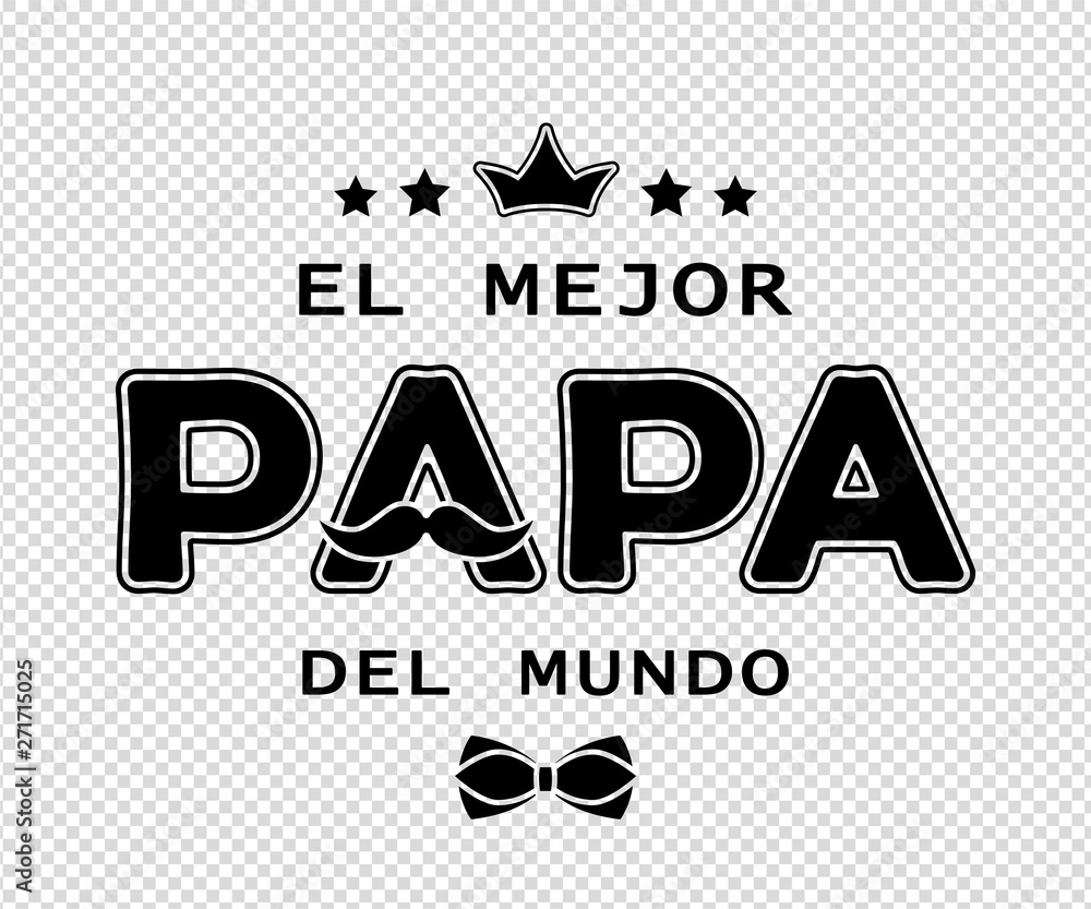 father-s-day-card-design-with-spanish-text-el-mejor-papa-del-mundo-the