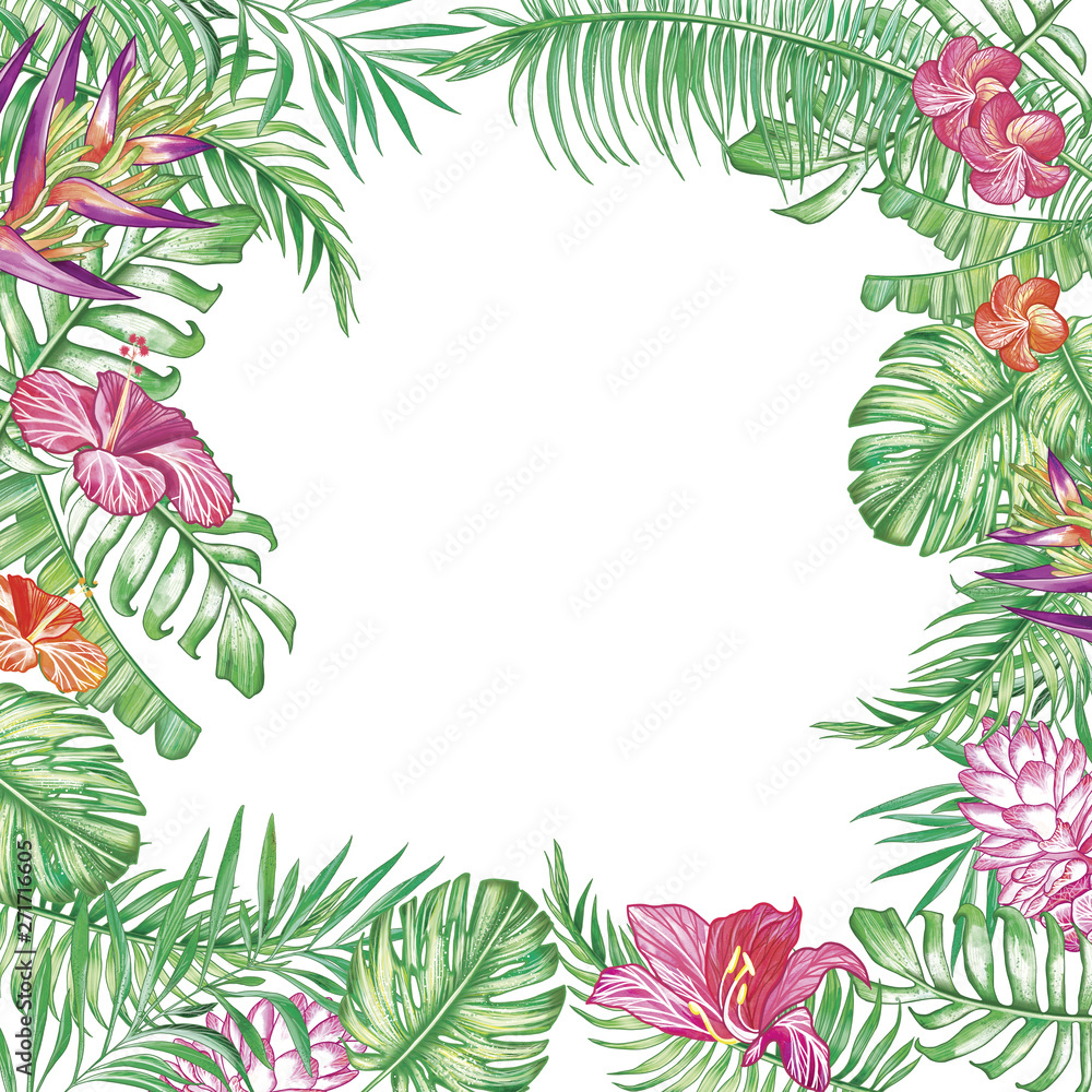 frame with flowers frame with flowers