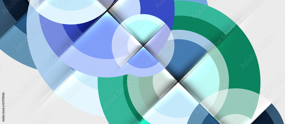 Geometric design abstract background - circles Geometric design abstract background - circles