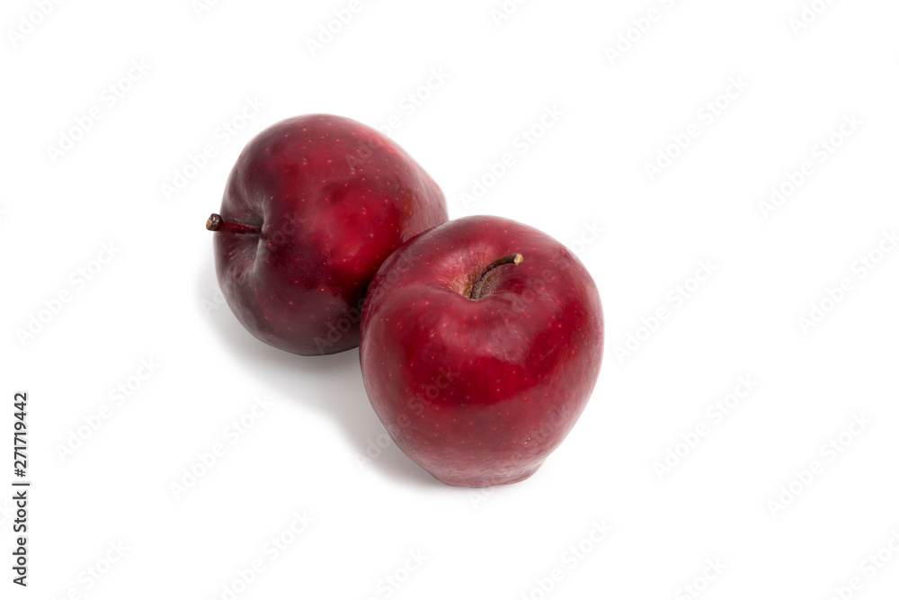 Fresh red apple isolated on white backgrund. Fresh red apple isolated on white backgrund.