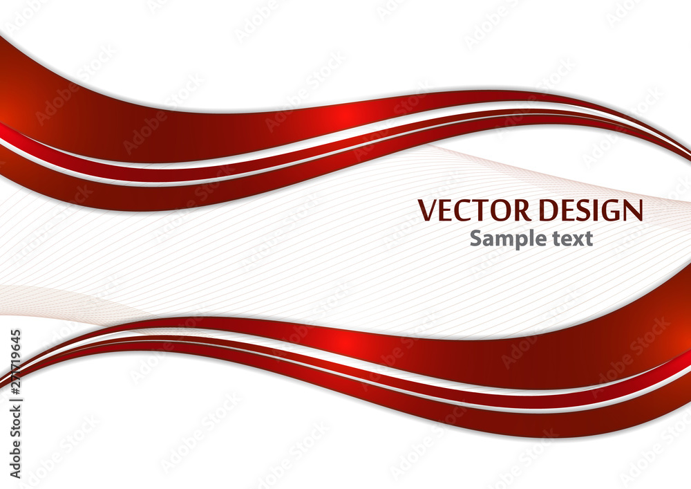 Abstract curved wavy lines with shadow, smooth stripe. Colorful shiny waves with lines created with the blend tool. Abstract curved wavy lines with shadow, smooth stripe. Colorful shiny waves with lines created with the blend tool.