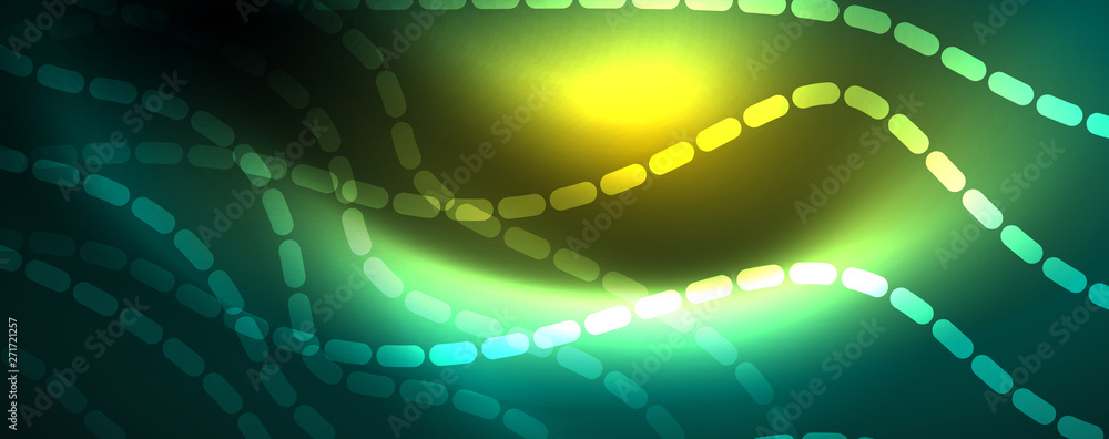 Shiny neon vector wave line abstract background, motion concept Shiny neon vector wave line abstract background, motion concept