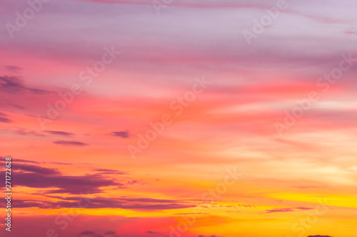 sky and sunset nature background © thekopmylife