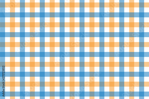 Yellow and Light Blue Gingham pattern. Texture from rhombus/squares for - plaid, tablecloths, clothes, shirts, dresses, paper, bedding, blankets, quilts and other textile products. 