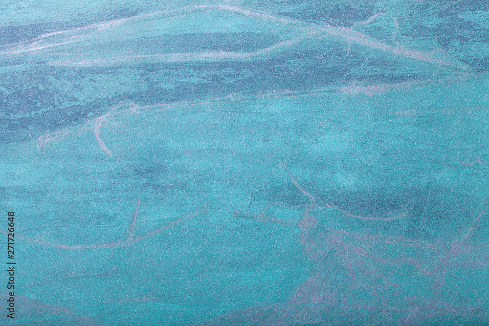 Obraz premium Abstract art background turquoise and turquoise color. Multicolor painting on canvas.