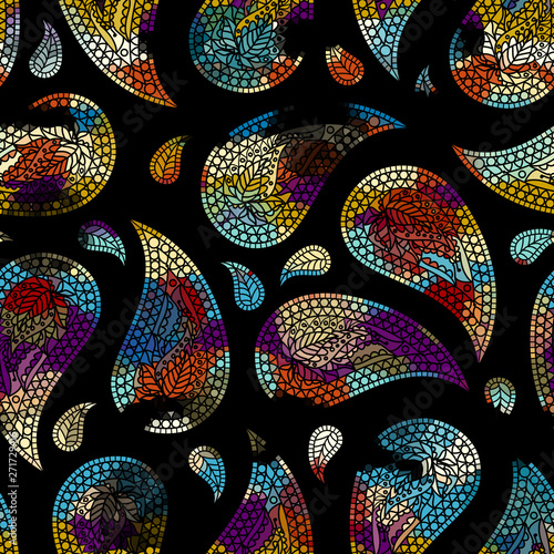 Photos Abstract paisley pattern