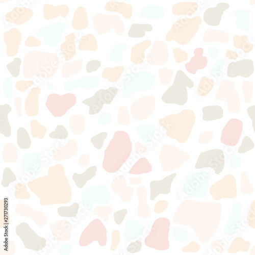 Terrazzo texture. Abstract background with spots. Vector wallpaper.