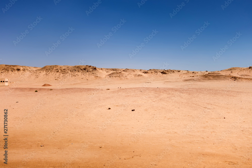 desert landscape in Egypt. Sinai Peninsula.