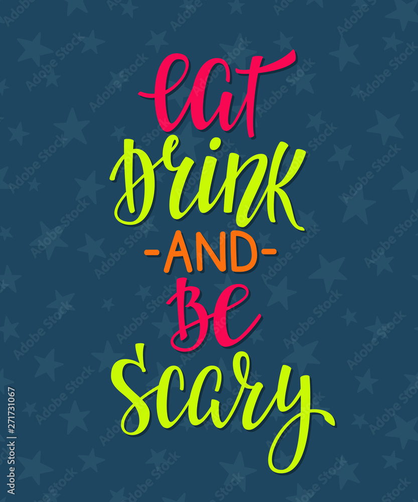 Halloween lettering typography Halloween lettering typography