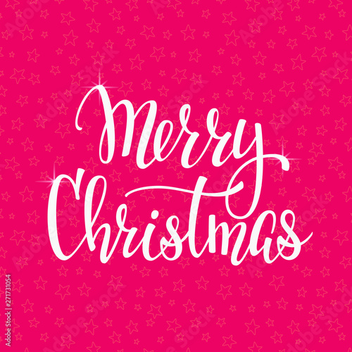 Christmas lettering typography